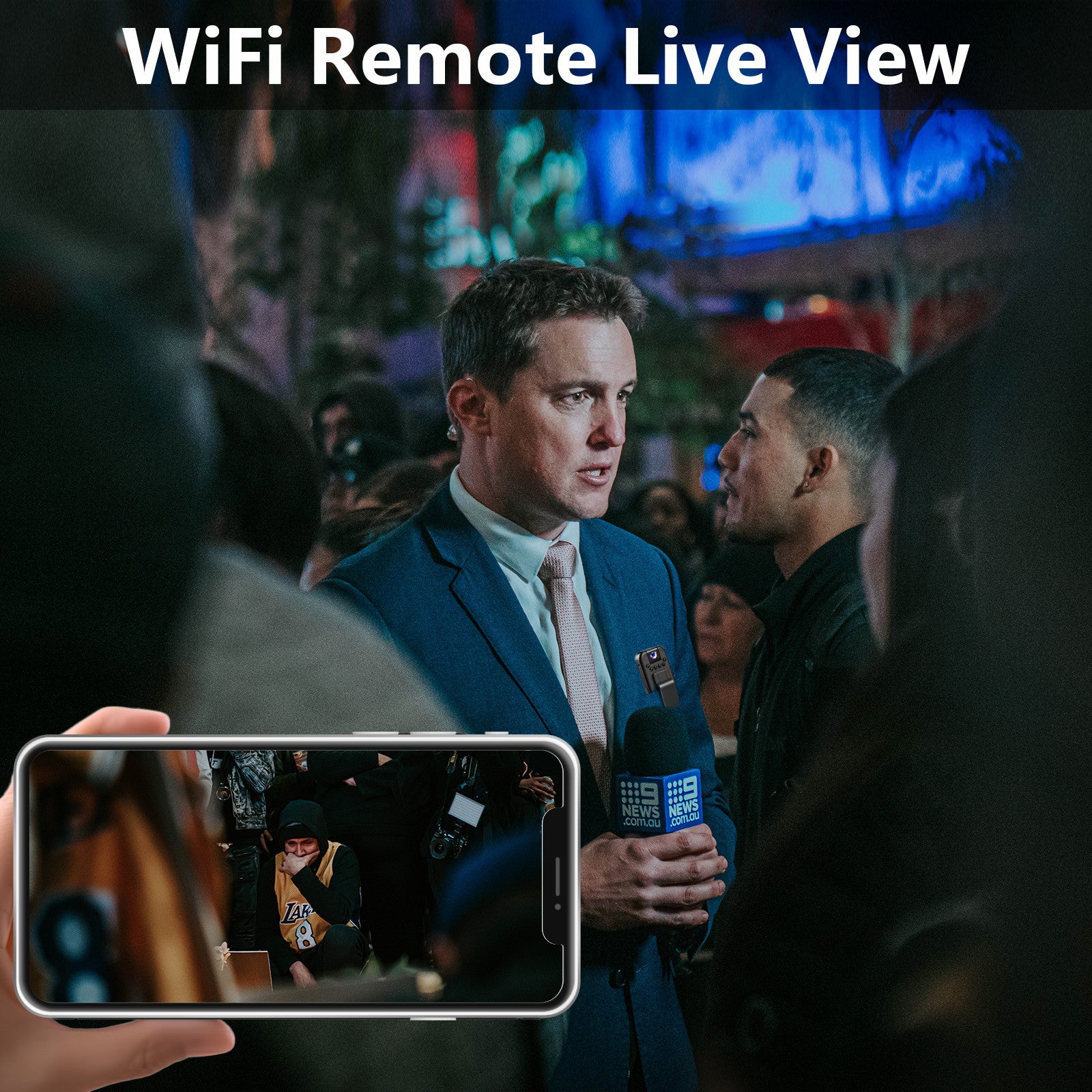 L7 WiFi Outdoor Sports Conference Video Recording Camera WiFi 1080P HD Night Vision Camera