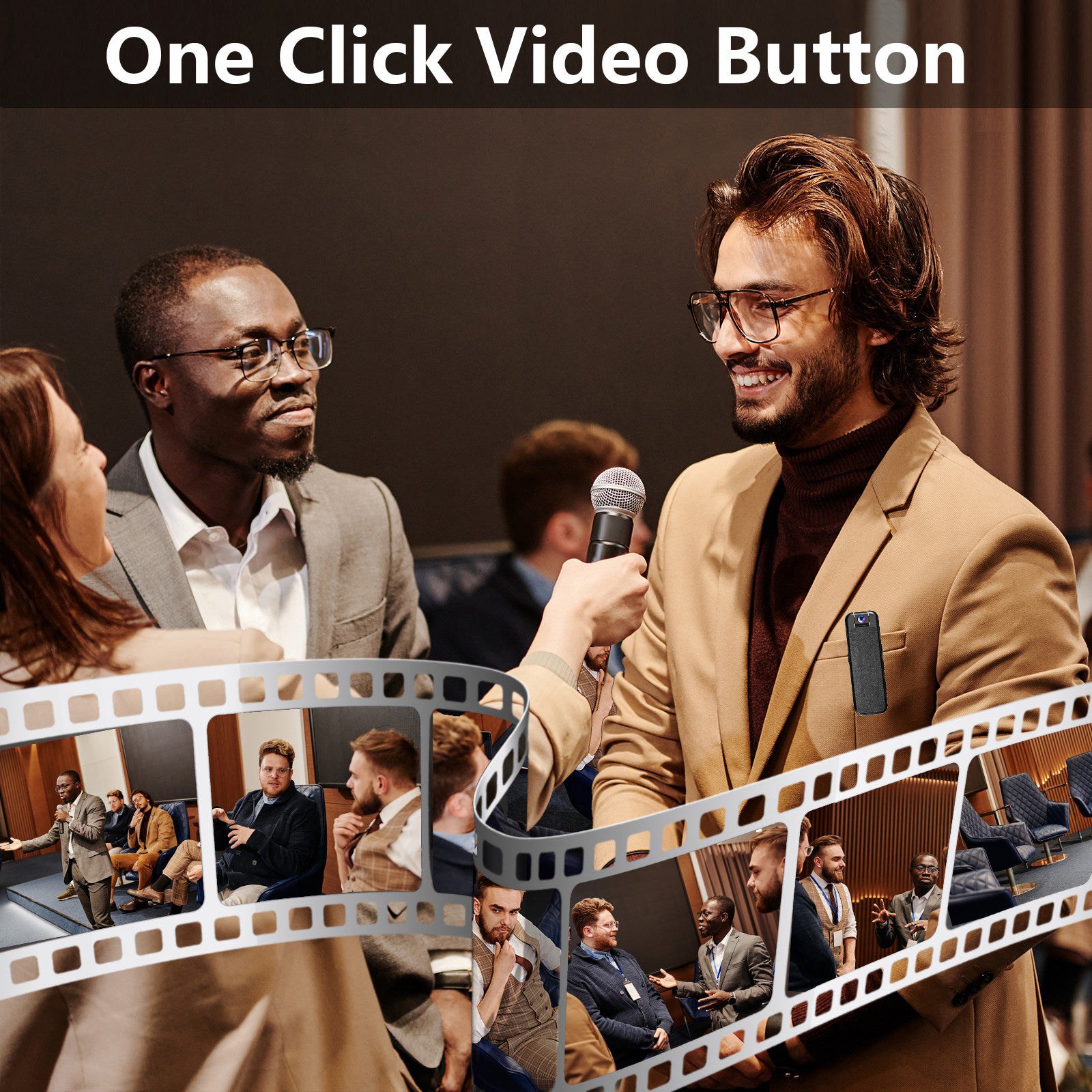 L7 WiFi Outdoor Sports Conference Video Recording Camera WiFi 1080P HD Night Vision Camera