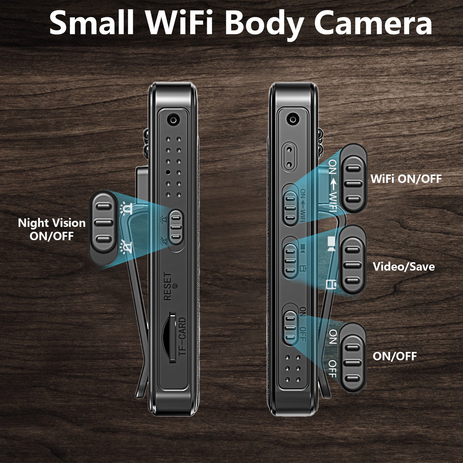 L7 WiFi Outdoor Sports Conference Video Recording Camera WiFi 1080P HD Night Vision Camera