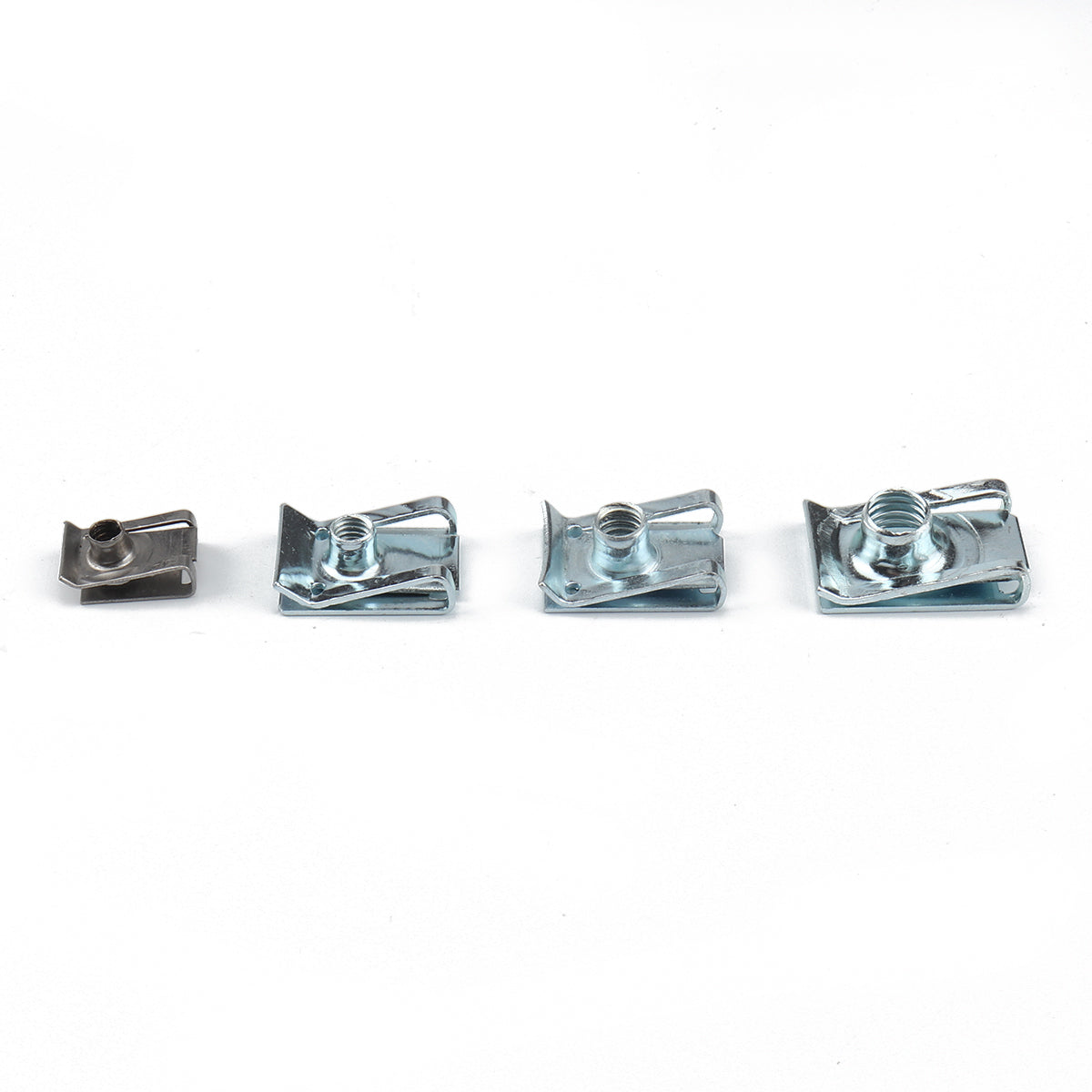 A2706 200Pcs M4 M5 M6 M8 Assorted Quick Clip Fastener U Nut and Bolt with Box