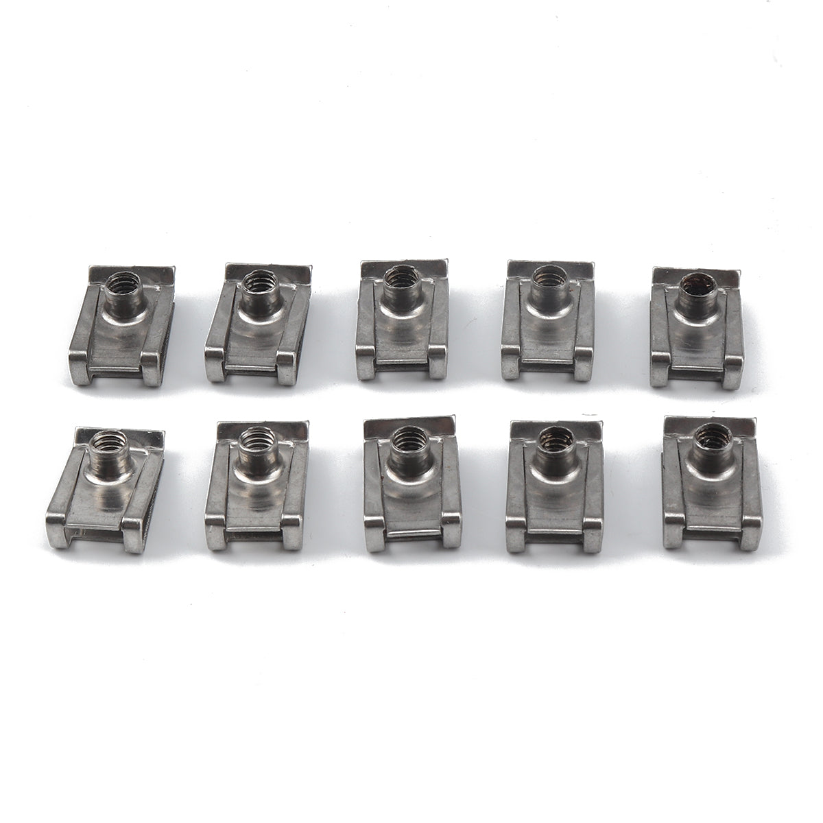 A2706 200Pcs M4 M5 M6 M8 Assorted Quick Clip Fastener U Nut and Bolt with Box