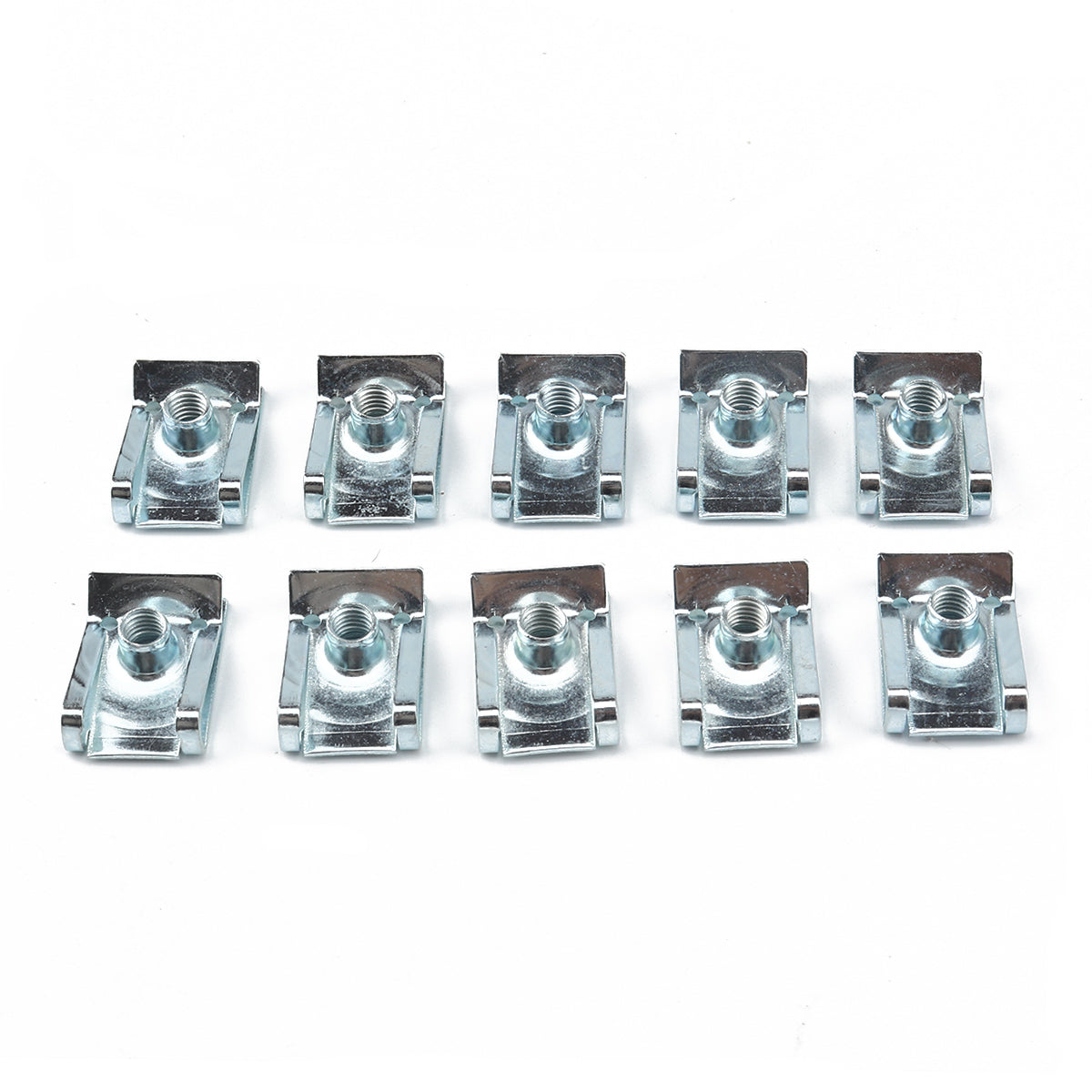 A2706 200Pcs M4 M5 M6 M8 Assorted Quick Clip Fastener U Nut and Bolt with Box
