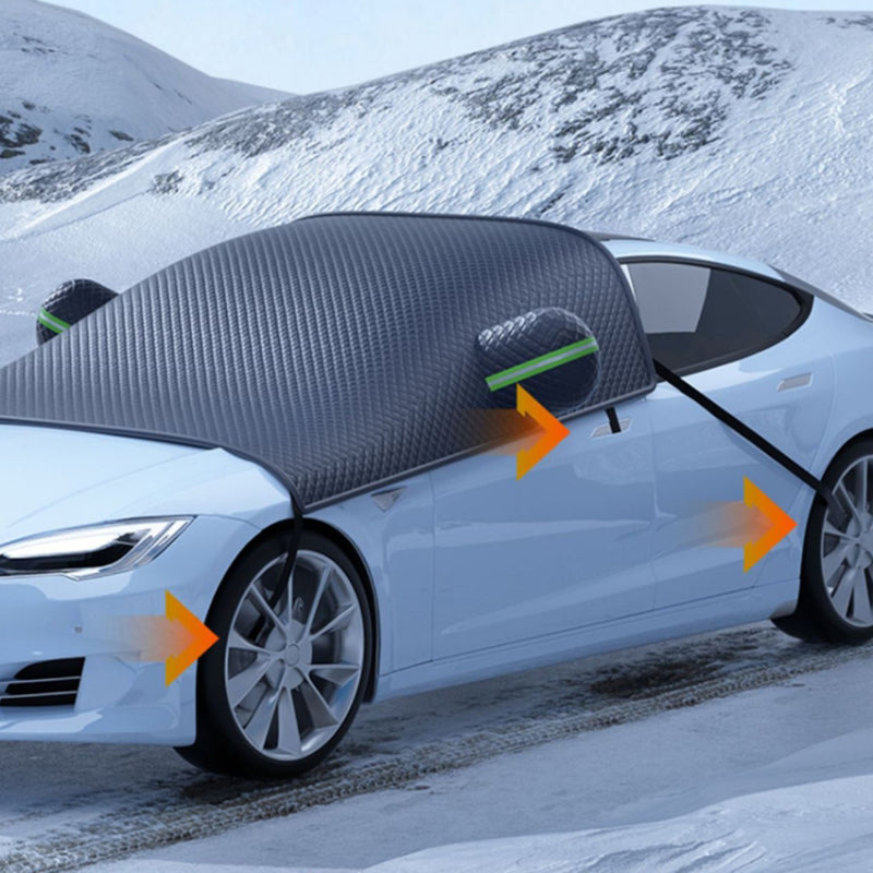 Sedan Car Covers Waterproof Snow Frost Sun Protection Car Case Shield