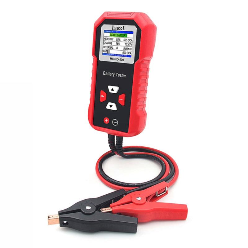 LANCOL Micro 500 Car Battery Tester 12V Lithium Battery Test Digital Lead Acid Battery Analyzer