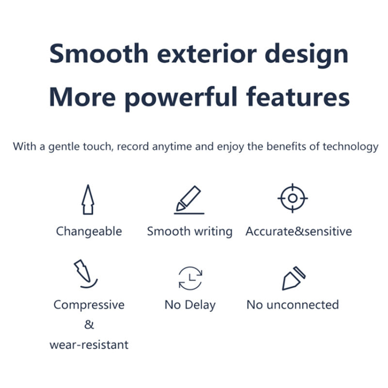 For Apple Pencil 2nd / 1st Generation Capacitive Stylus Pen Nib Replacement Touch Screen Pen Tip