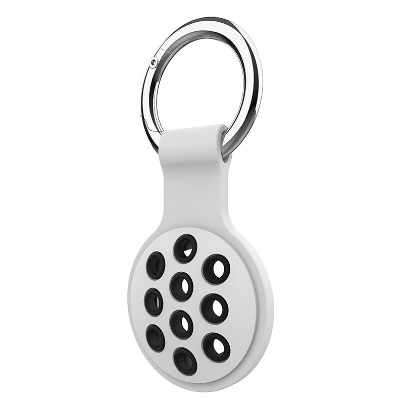 For Apple AirTag Bluetooth Tracker Silicone Case Protective Cover with Ring Buckle