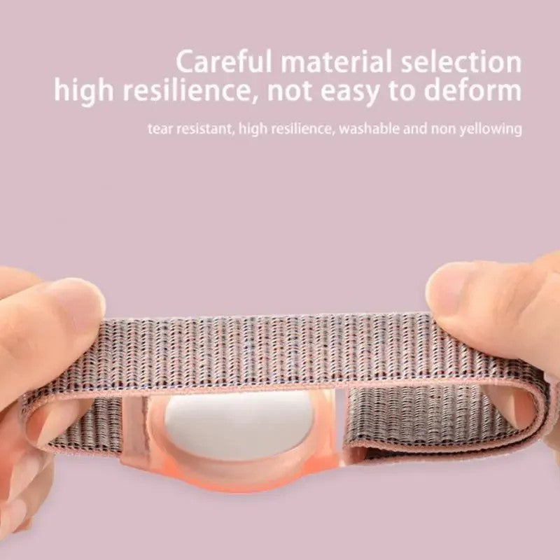 For Apple AirTag Tracker Nylon Watch Band TPU Protective Cover