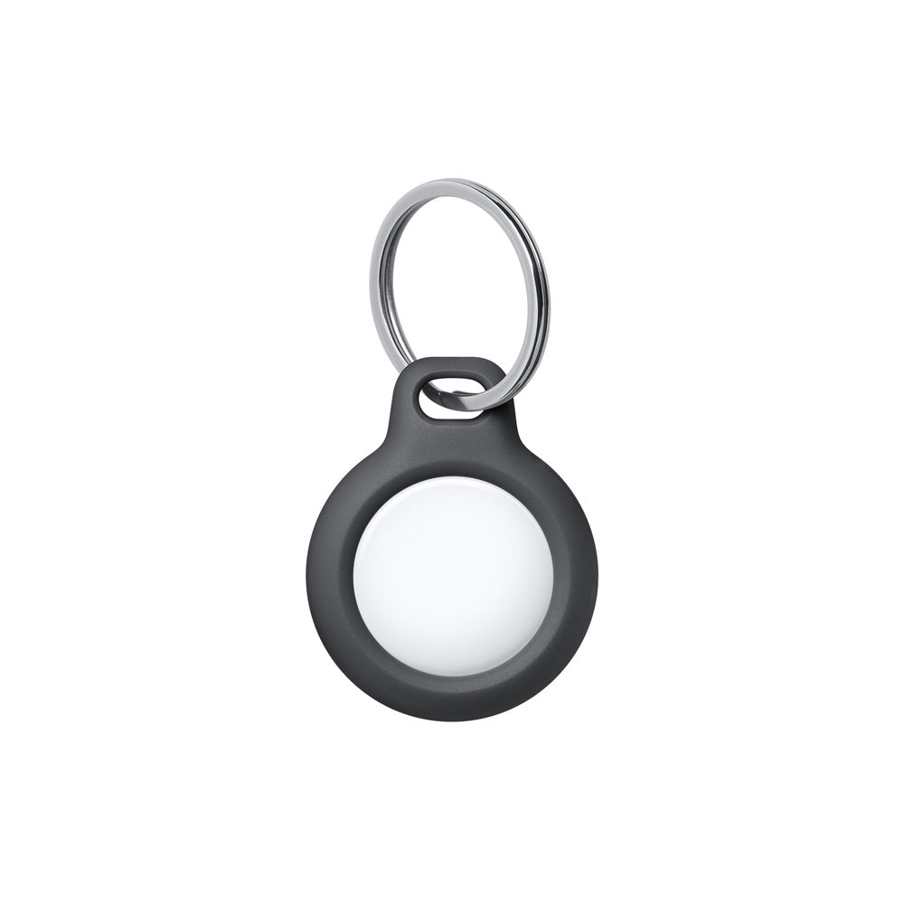 For Apple AirTag PC Protective Cover Bluetooth Tracker Anti-drop Case with Keyring