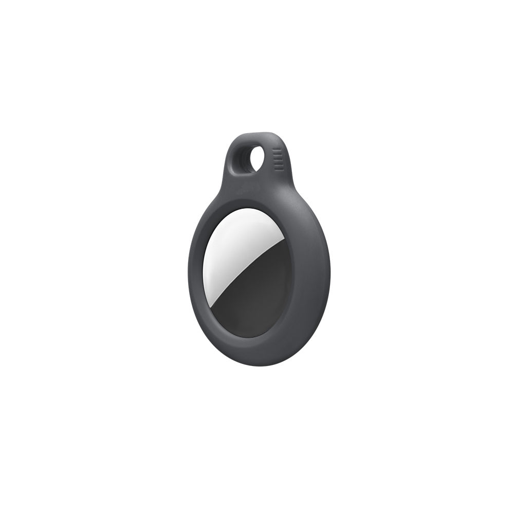 For Apple AirTag PC Protective Cover Bluetooth Tracker Anti-drop Case with Keyring