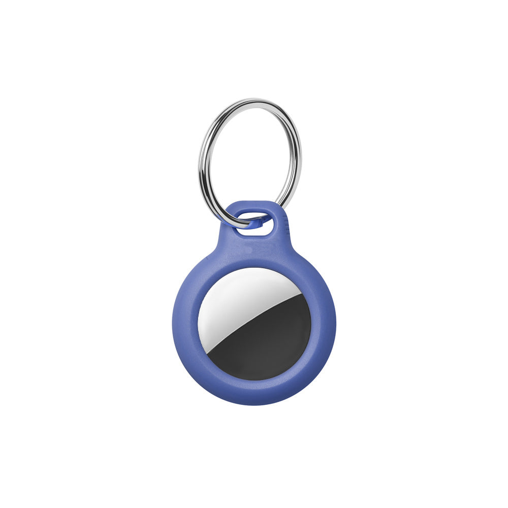 For Apple AirTag PC Protective Cover Bluetooth Tracker Anti-drop Case with Keyring