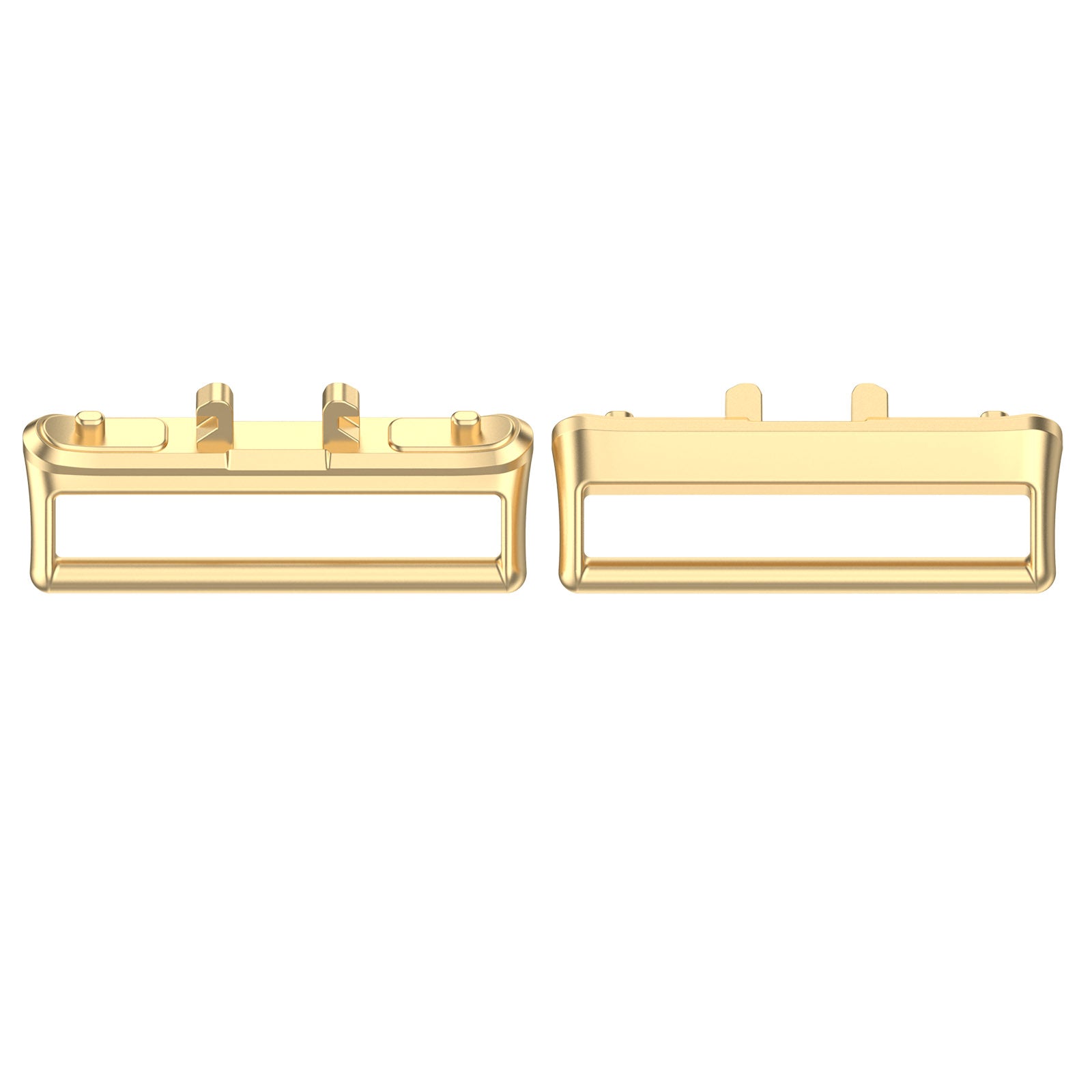 1 Pair Medium Connector for Samsung Galaxy Fit3 (SM-R390) 18mm Watch Strap Metal Adapter
