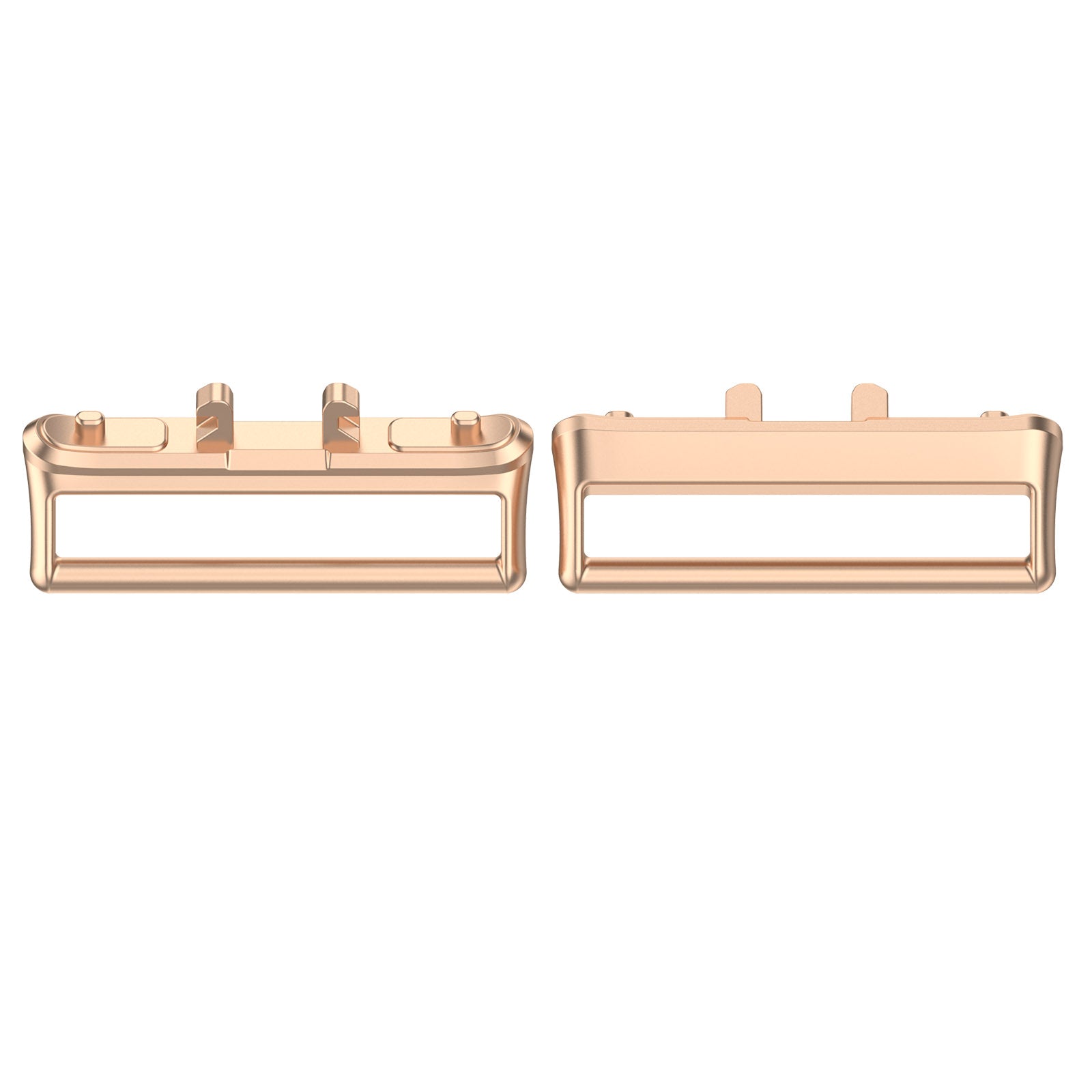 1 Pair Medium Connector for Samsung Galaxy Fit3 (SM-R390) 18mm Watch Strap Metal Adapter