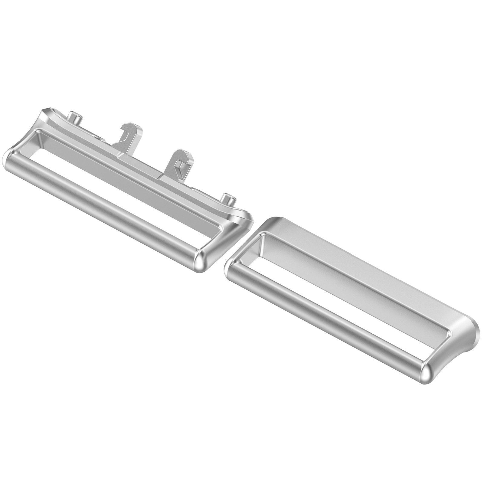 1 Pair Link Adapter for Samsung Galaxy Fit3 (SM-R390) 18mm Watch Strap Metal Medium Connector