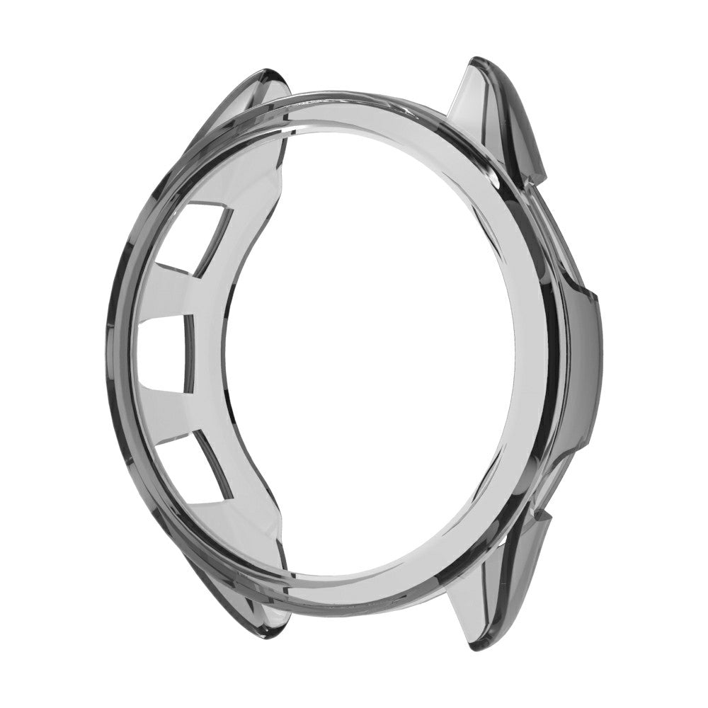 For Garmin Forerunner 165 Watch Case Half Cover Anti-drop TPU Watch Frame - Transparent