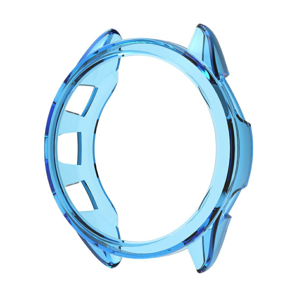 For Garmin Forerunner 165 Watch Case Half Cover Anti-drop TPU Watch Frame - Transparent