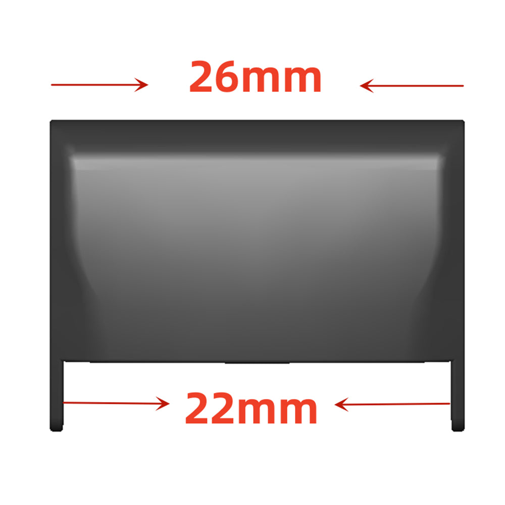 For Coros Vertix 2 / Fenix 7X / Fenix 5X 1 Pair Watch Adapter Quick Release 26-22mm Metal Connector Kit