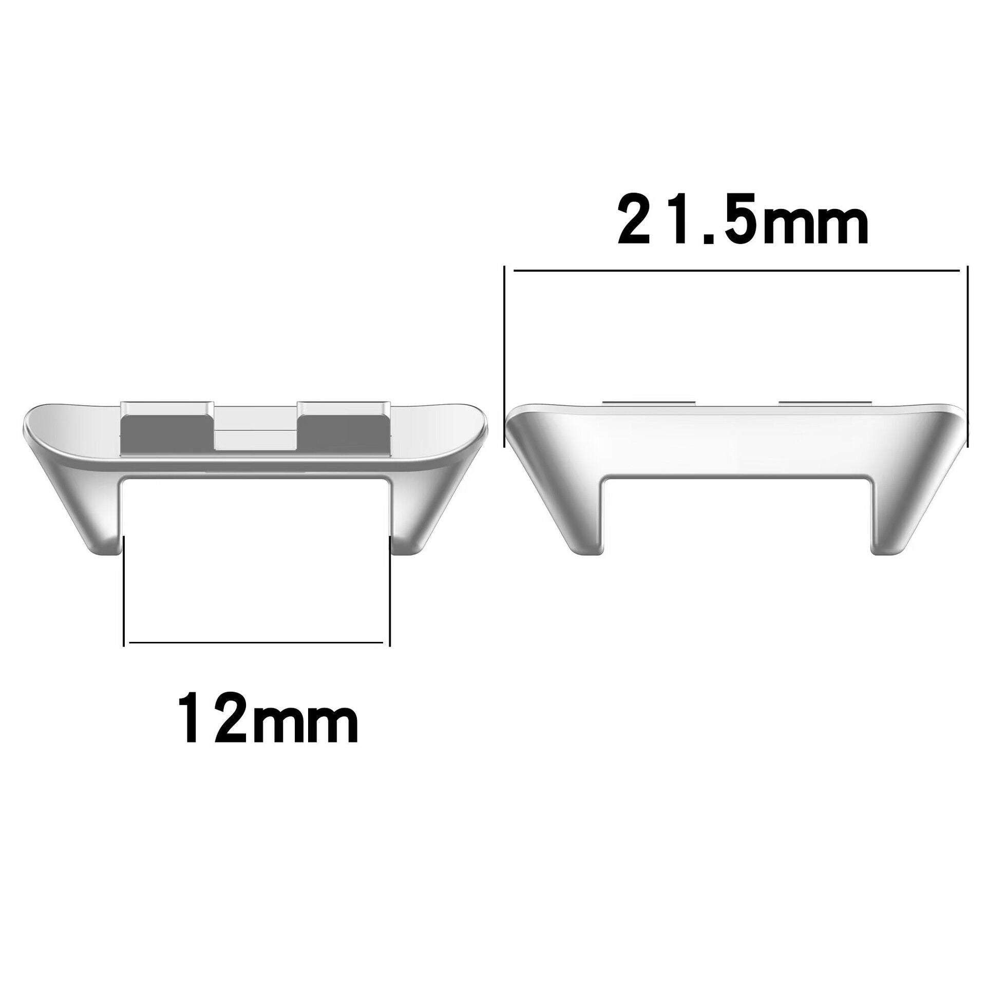 1 Pair For Honor Band 9 Wrist Strap Stainless Steel Connector Watch Band Adapter