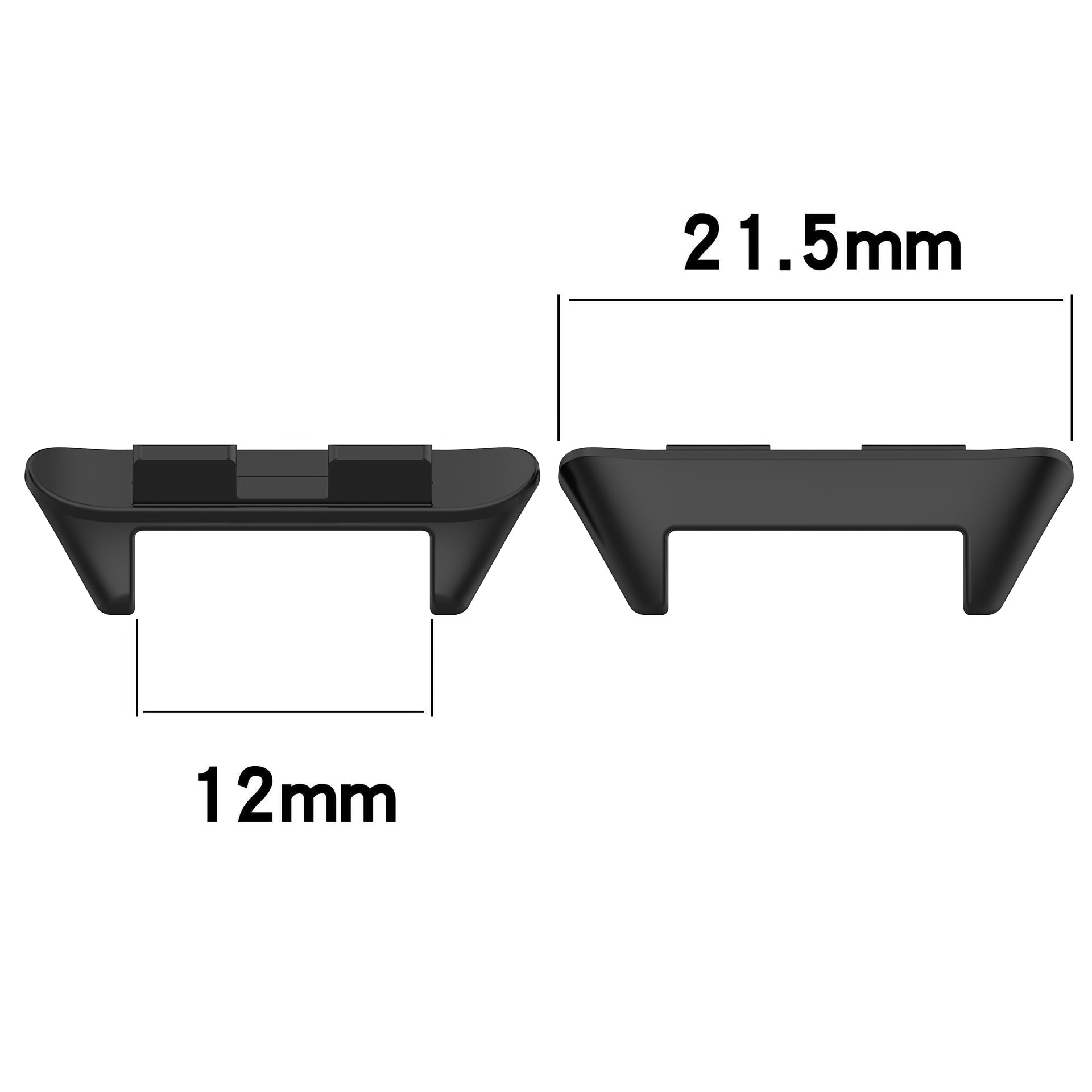 1 Pair For Honor Band 9 Stainless Steel Wrist Strap Connector Watch Band Adapter