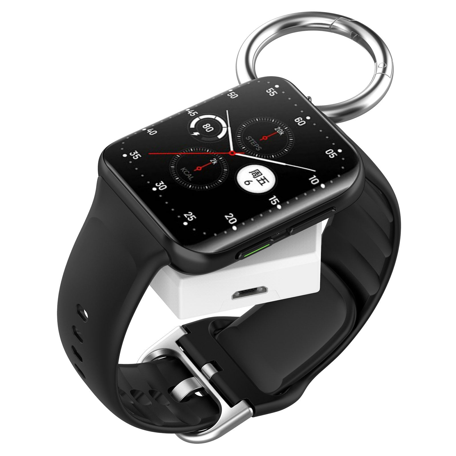 For Oppo Watch X / OnePlus Watch 2 Charging Dock Magnetic Watch Charger - White