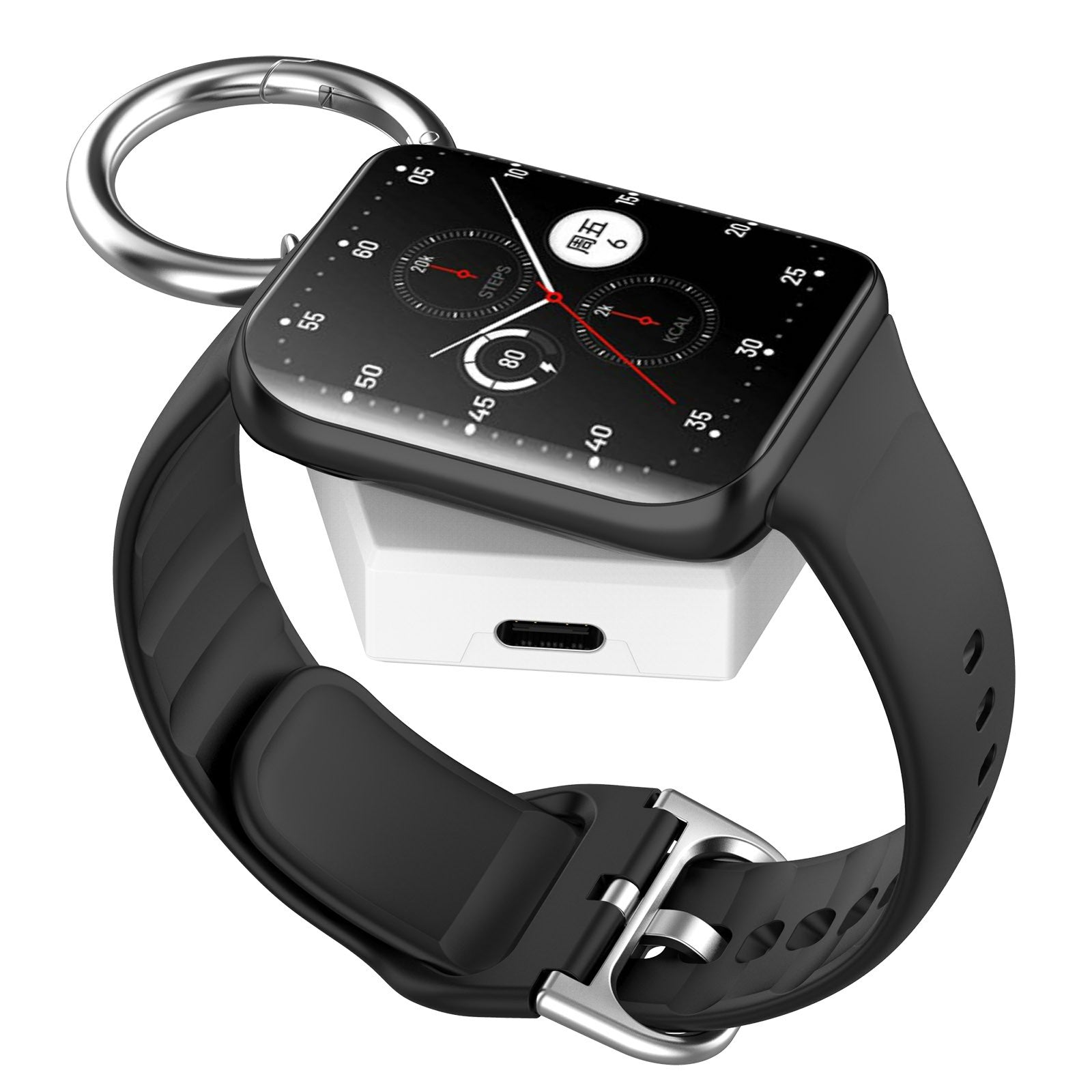 For Oppo Watch X / OnePlus Watch 2 Charging Dock Magnetic Watch Charger - White
