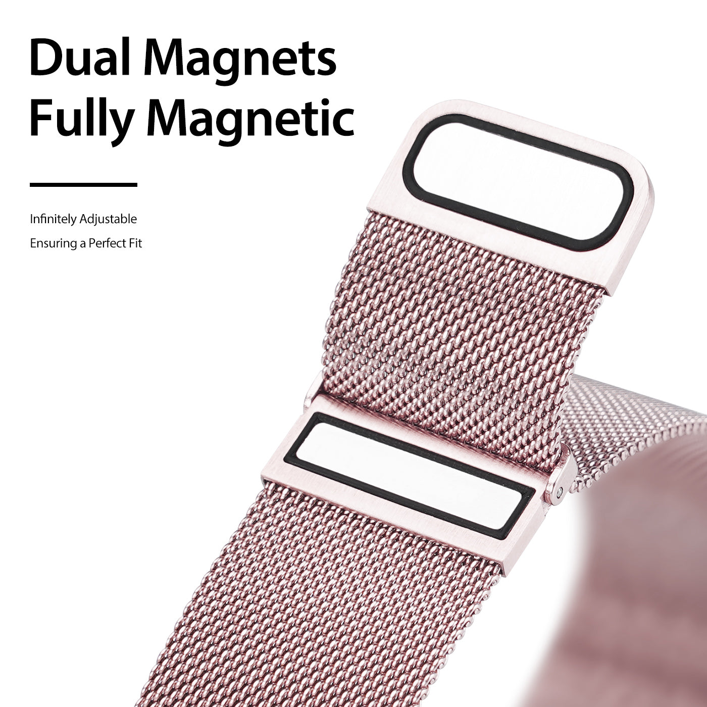 DUX DUCIS For Apple Watch Series 9 8 7 41mm/6 5 4 SE (2023) SE (2022) SE 40mm/Series 3 2 1 38mm Watch Band - Pink