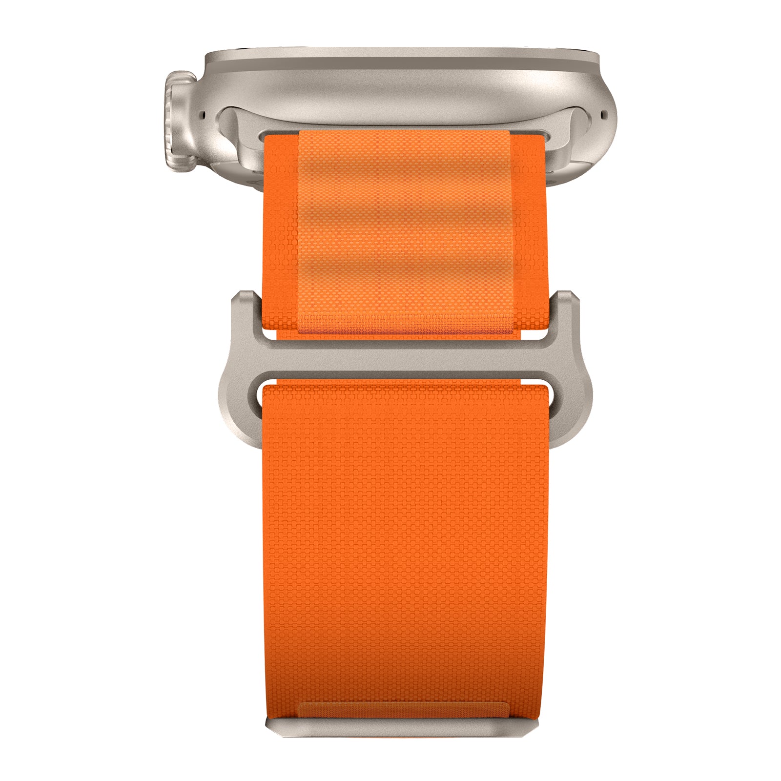 For Apple Watch Series 9 8 7 41mm / 6 5 4 SE (2023) SE (2022) SE 40mm / 3 2 1 38mm Loop Nylon Sport Watch Band - Orange