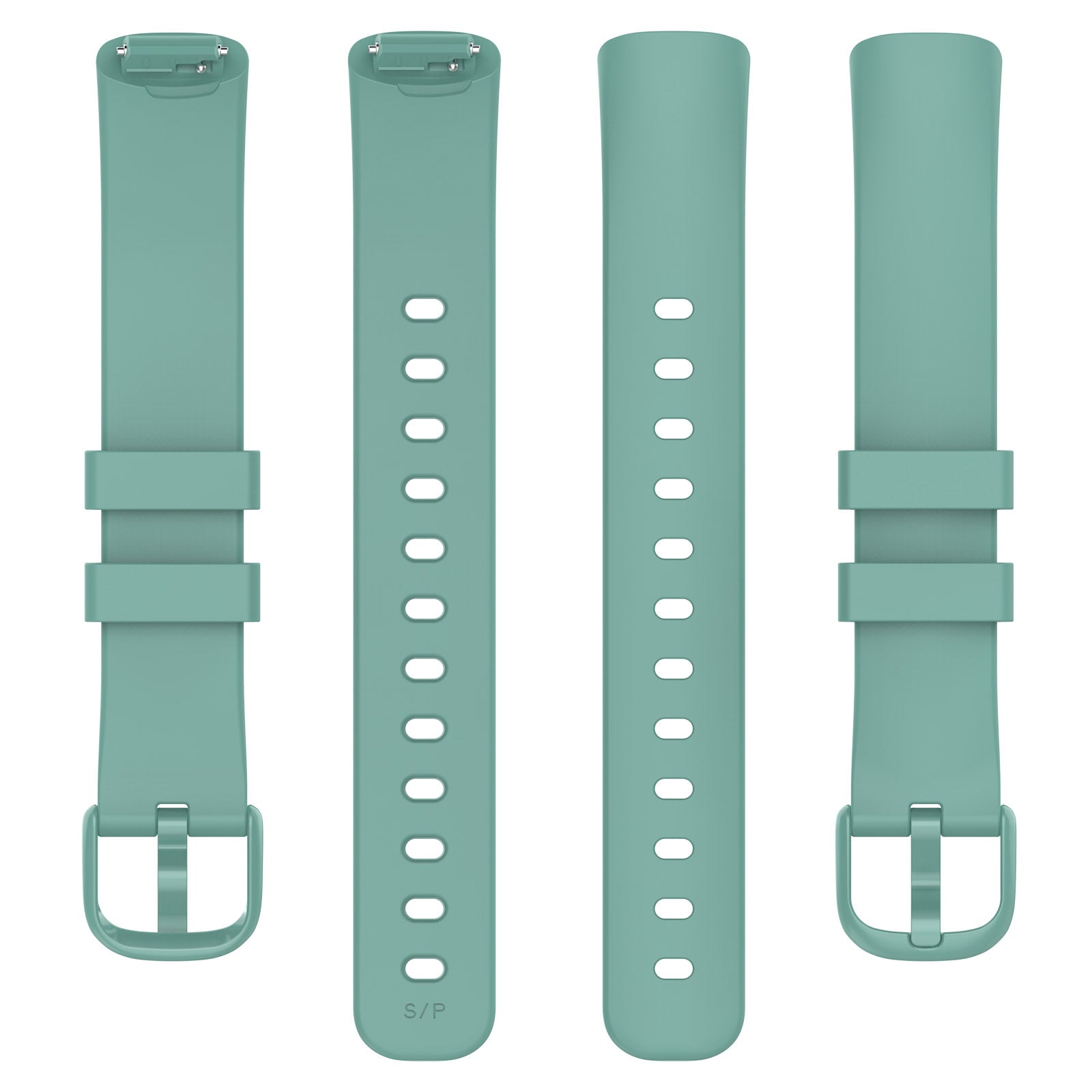 For Fitbit Inspire 3 Silicone Watch Bands Soft Replacement Strap, Size: S - Green