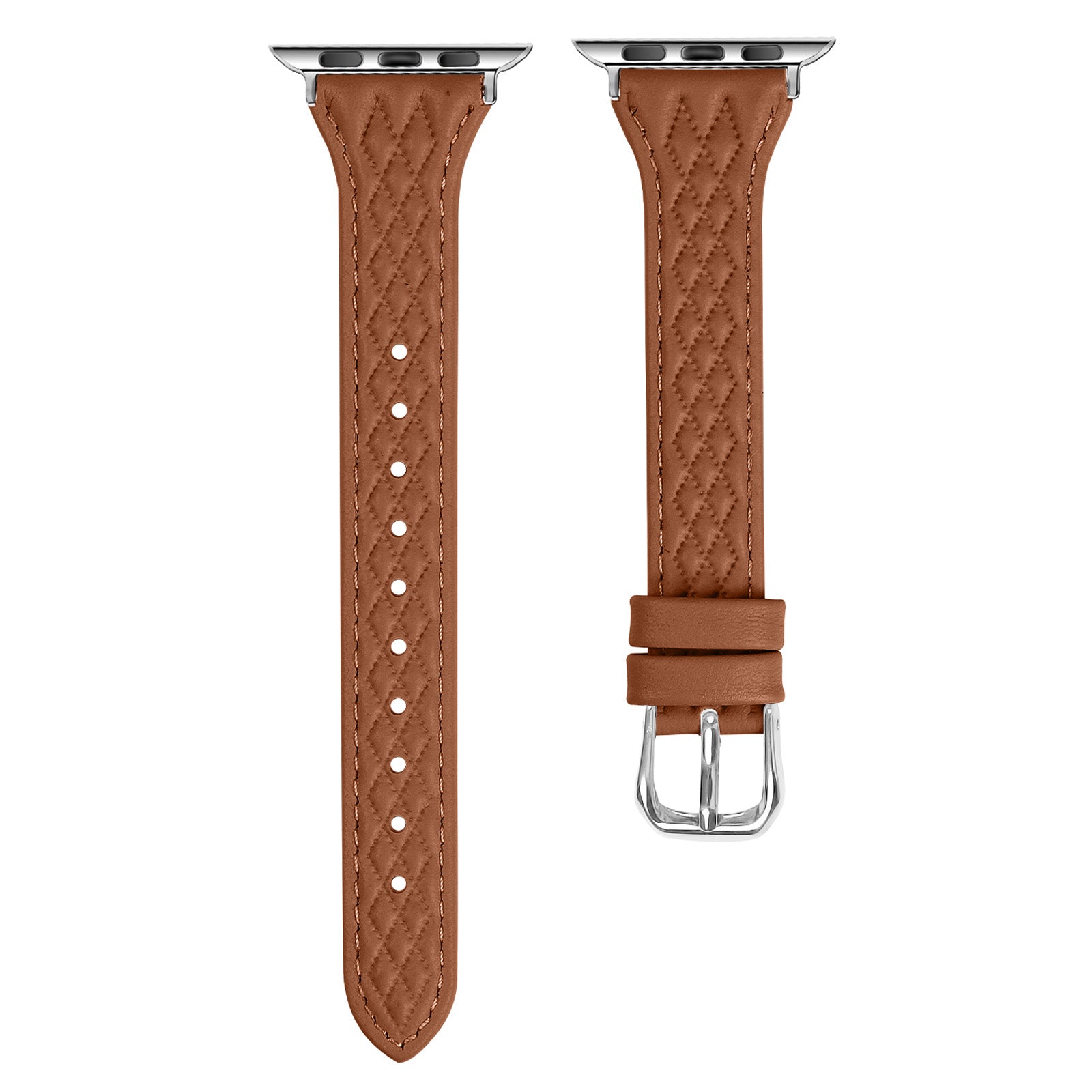 For Apple Watch Ultra 2 Ultra 49mm / 9 8 7 45mm / 6 5 4 SE (2023) SE (2022) SE 44mm / 3 2 1 42mm Top-Layer Cow Leather Watch Strap - Black