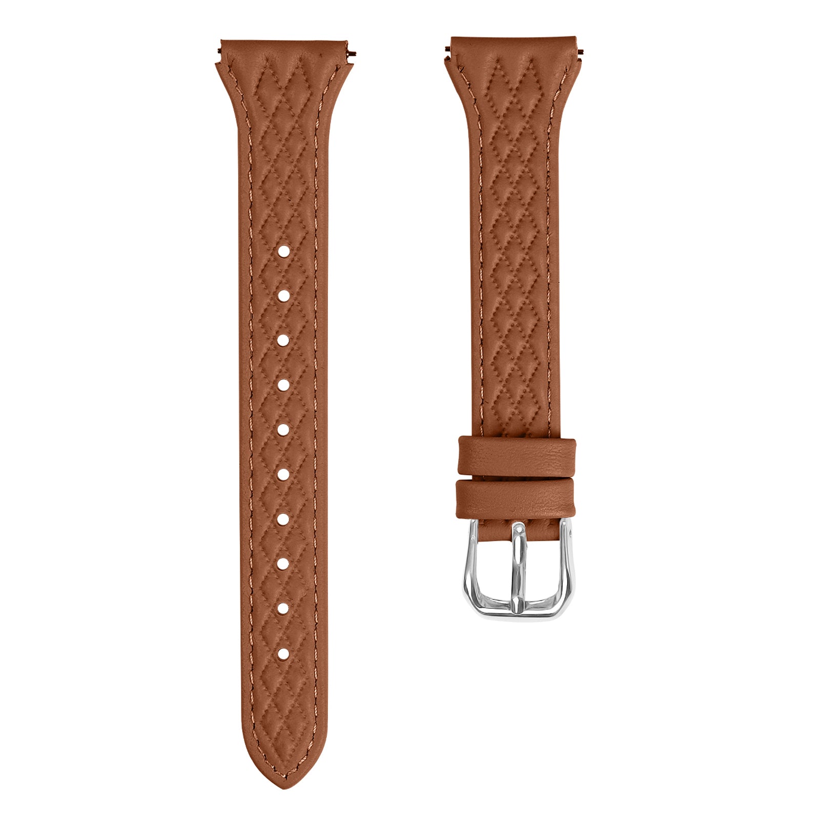 For Samsung Galaxy Watch4 / Watch4 Classic / Watch4 Active / Watch 5 / 5 Pro Top-Layer Cow Leather Watch Band - Pink