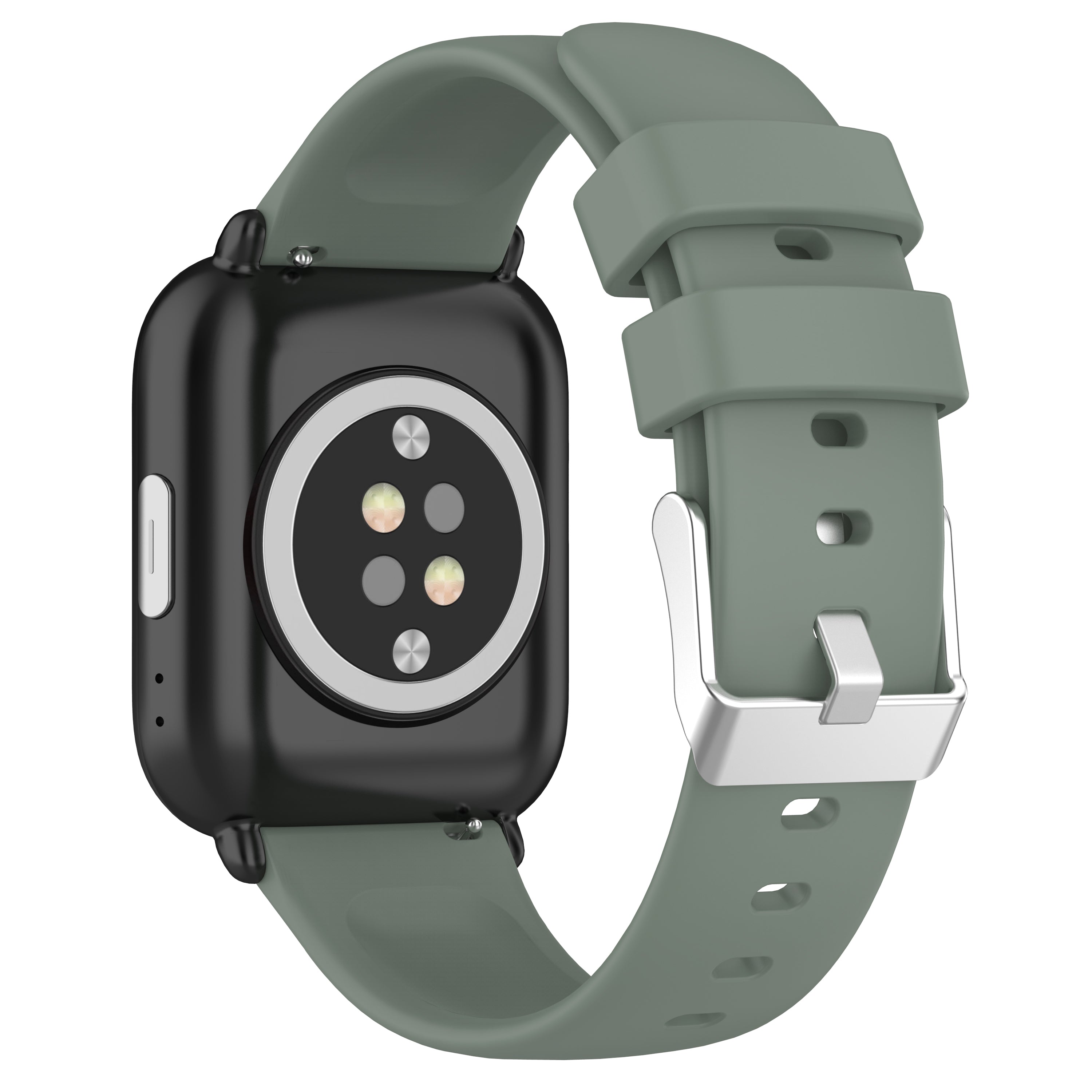 For Huami Amazfit Active / GTS 4 Mini Silicone Watch Band 20mm Replacement Strap - Army Green