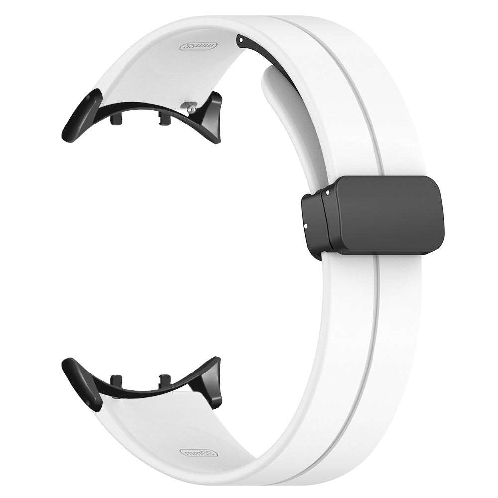 For vivo Watch 3 Band Silicone Sport Watch Straps with Folding Buckle - Black