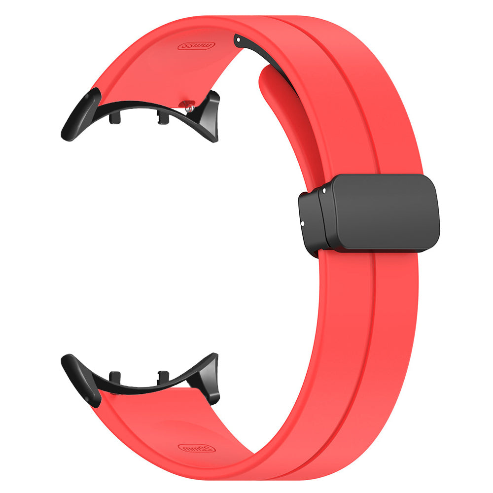For vivo Watch 3 Band Silicone Sport Watch Straps with Folding Buckle - Black