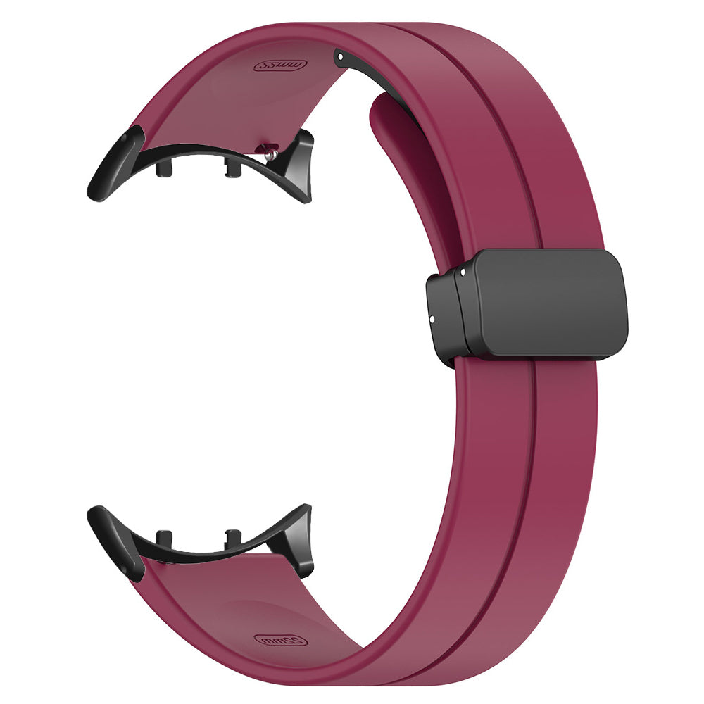 For vivo Watch 3 Band Silicone Sport Watch Straps with Folding Buckle - Black