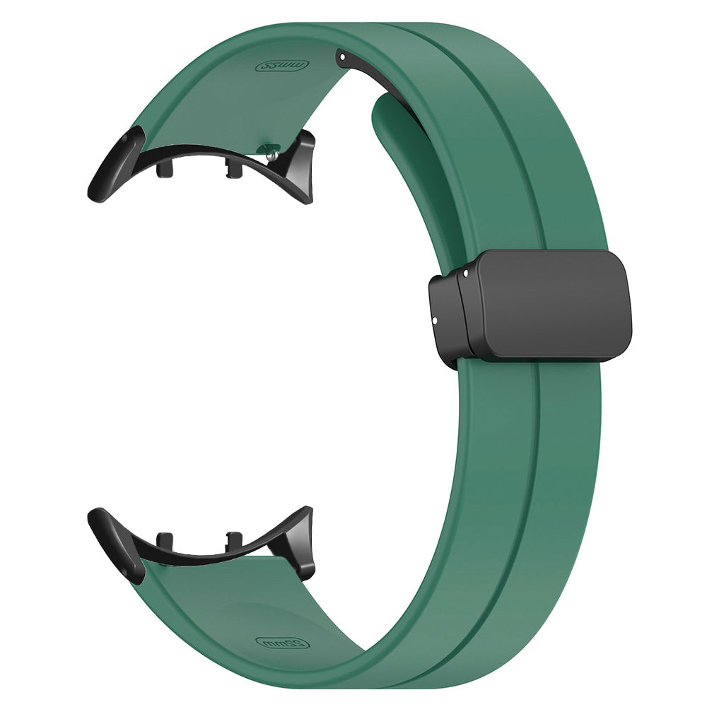 For vivo Watch 3 Band Silicone Sport Watch Straps with Folding Buckle - Black