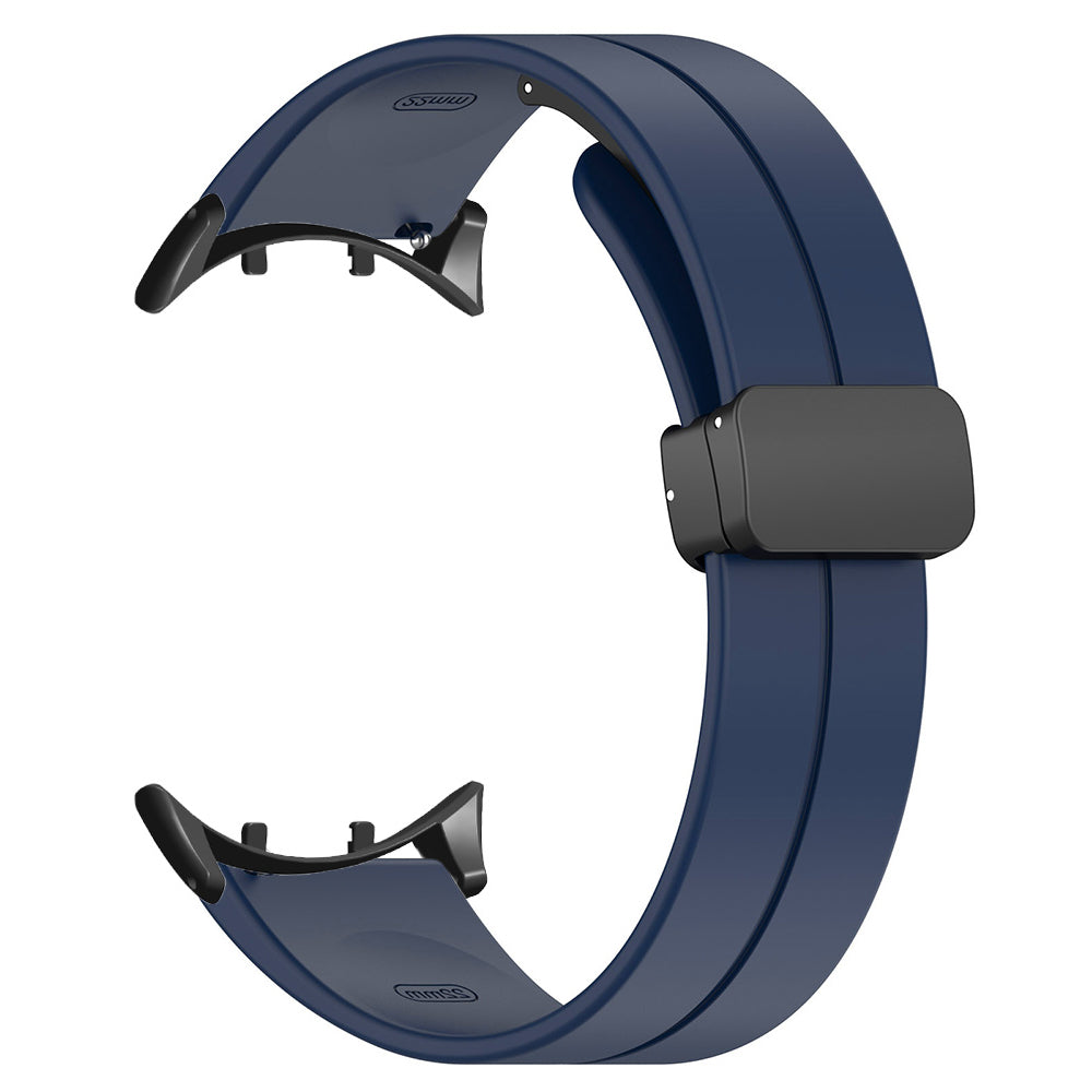 For vivo Watch 3 Band Silicone Sport Watch Straps with Folding Buckle - Black