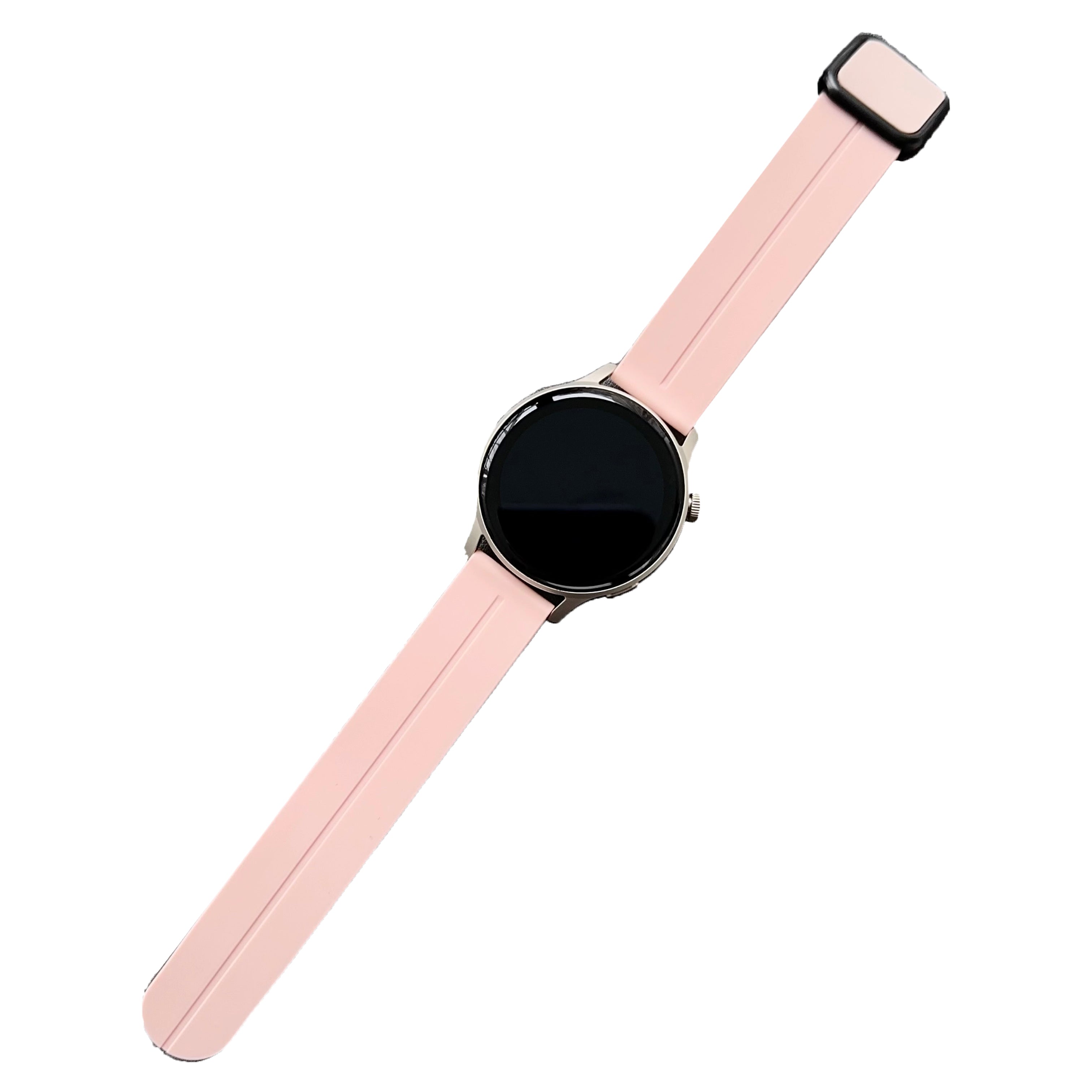 For Samsung Gear Sport / GarminActive 5 Watch Band 20mm Waterproof Soft Silicone Strap - Wine Red