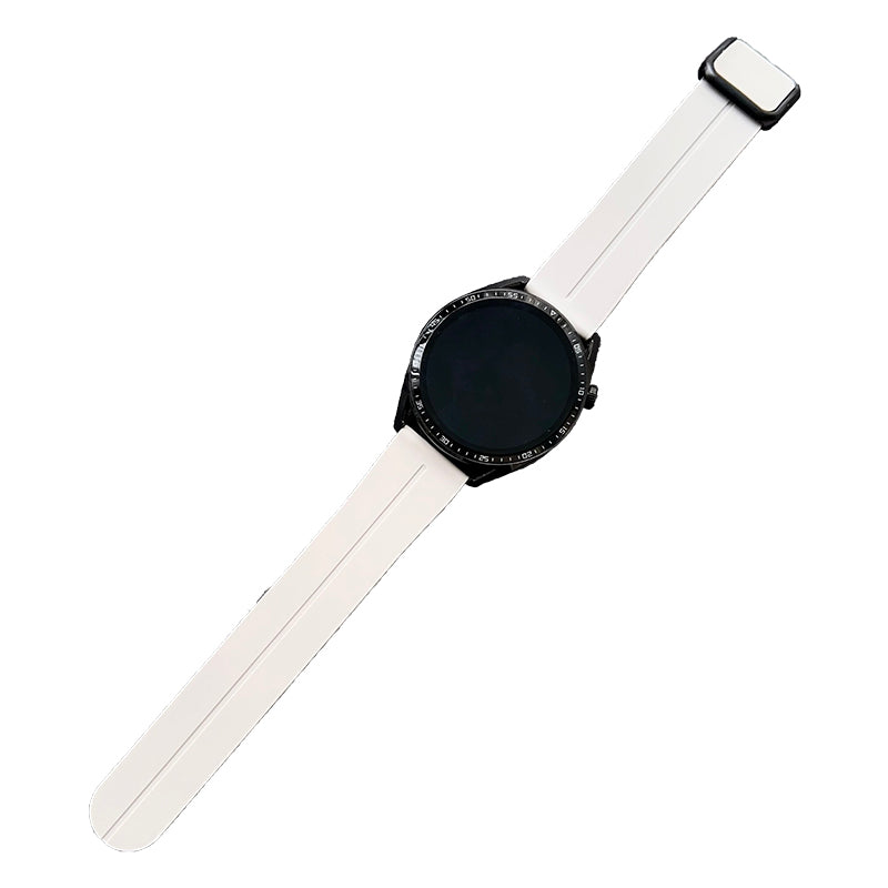 For Samsung Gear Sport / GarminActive 5 Watch Band 20mm Waterproof Soft Silicone Strap - Wine Red