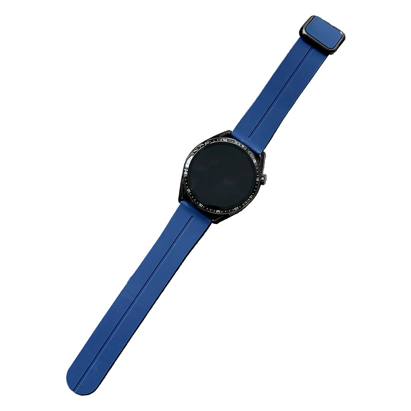 For Samsung Gear Sport / GarminActive 5 Watch Band 20mm Waterproof Soft Silicone Strap - Wine Red