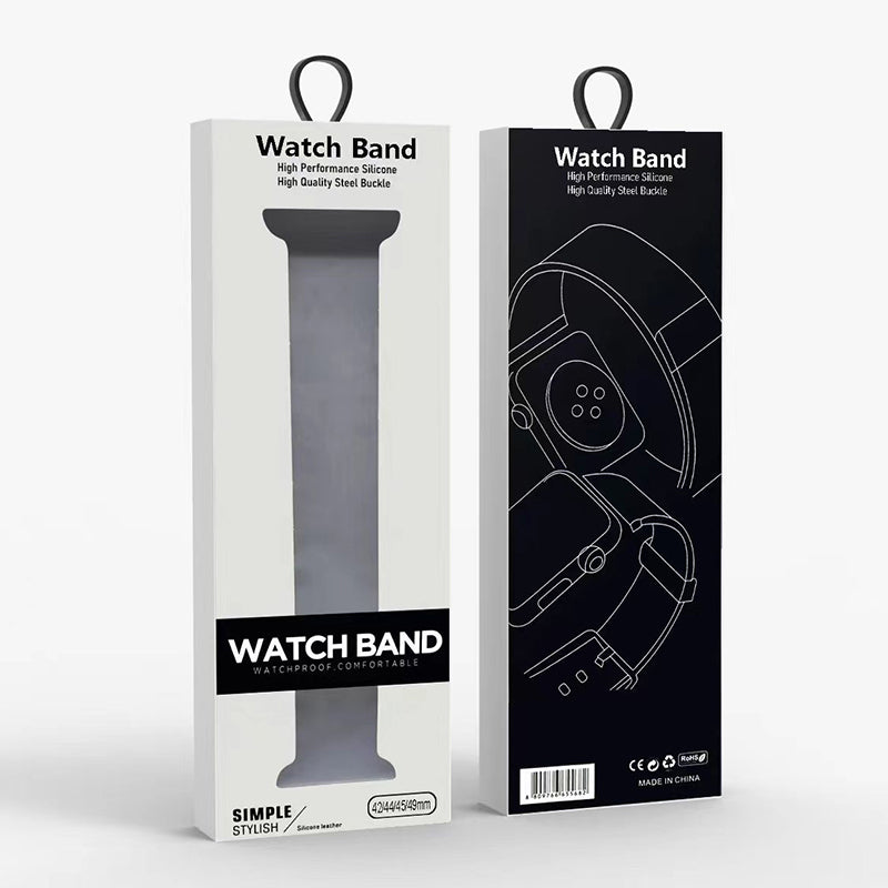 For Apple Watch Ultra 2 Ultra 49mm / 9 / 8 / 7 45mm / 6 / 5 / 4 / SE / SE (2020) / SE (2023) 44mm / 3 / 2 / 1 42mm Silicone Watch Band - Gem Green