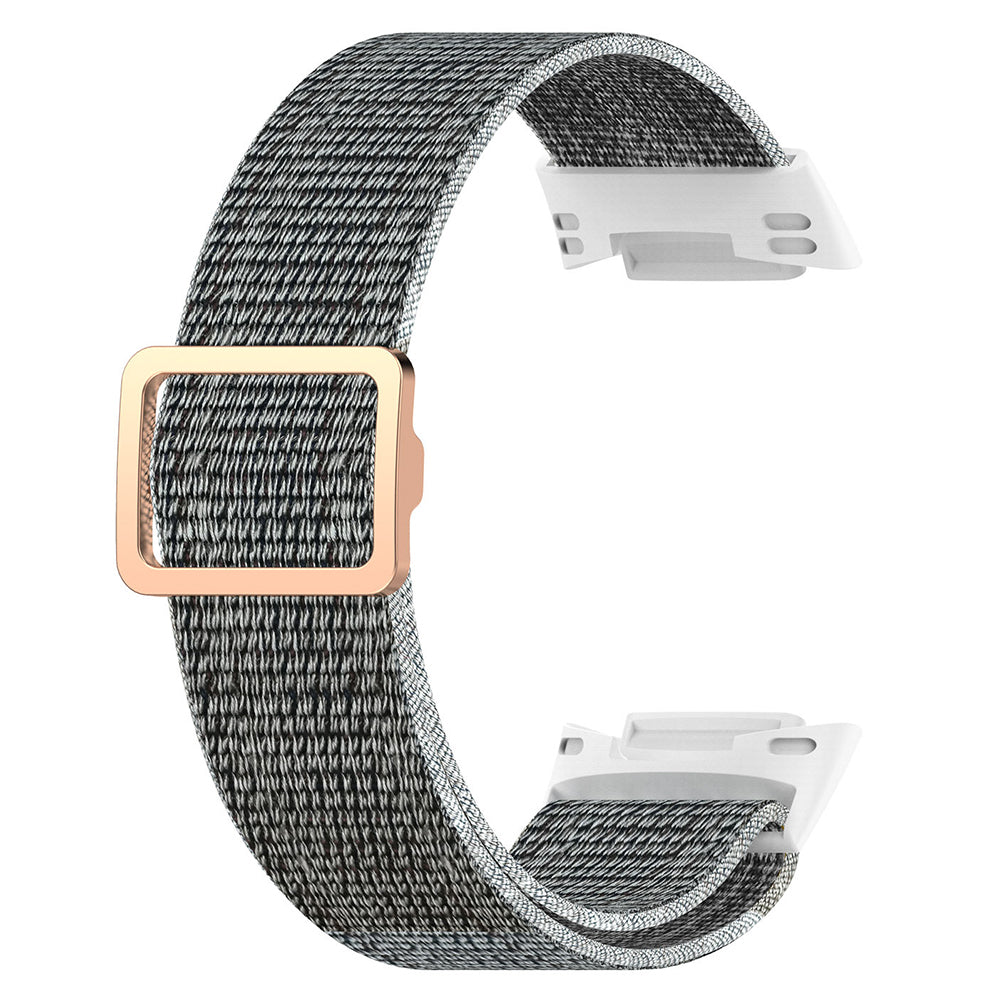 For Fitbit Charge 5 / Charge 6 Braided Nylon Wrist Band Replacement Strap - Red