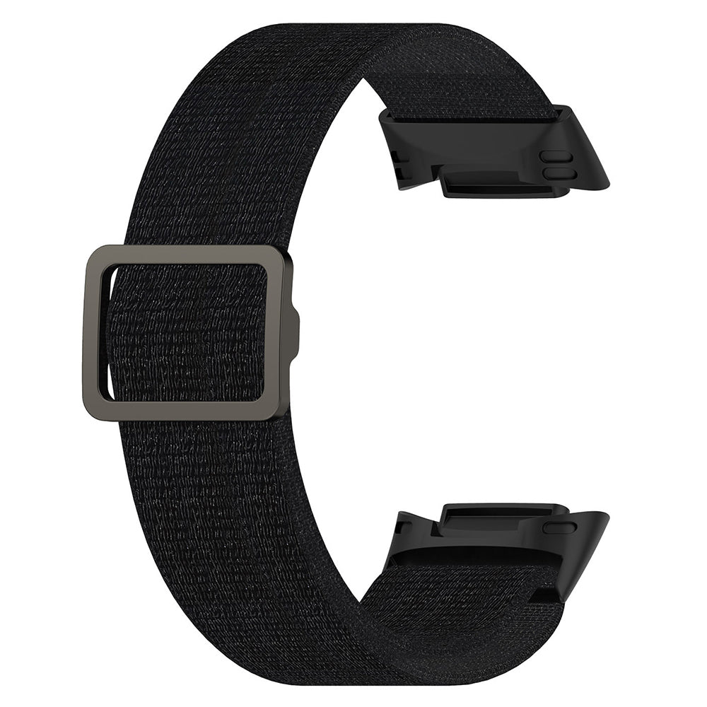 For Fitbit Charge 5 / Charge 6 Braided Nylon Wrist Band Replacement Strap - Red