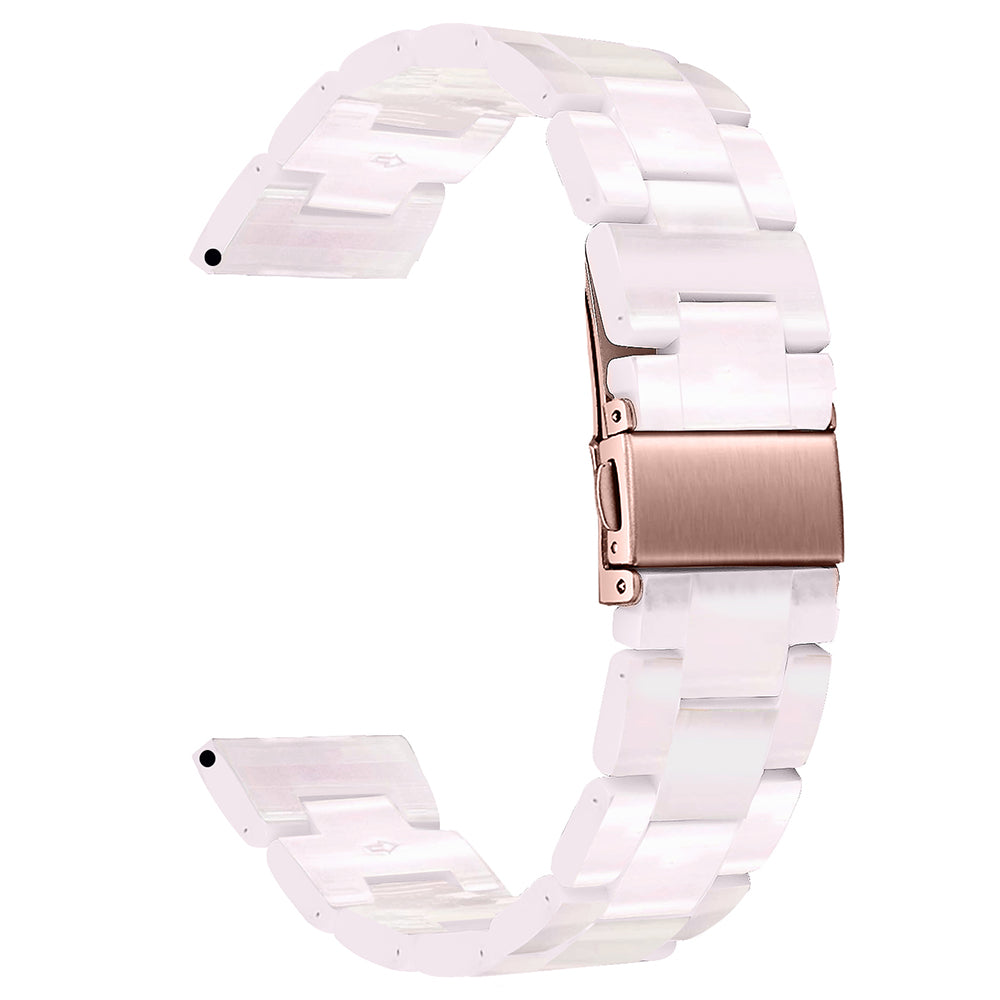 For Donerton Resin Watch Band Waterproof Smart Watch Strap - Chocolate