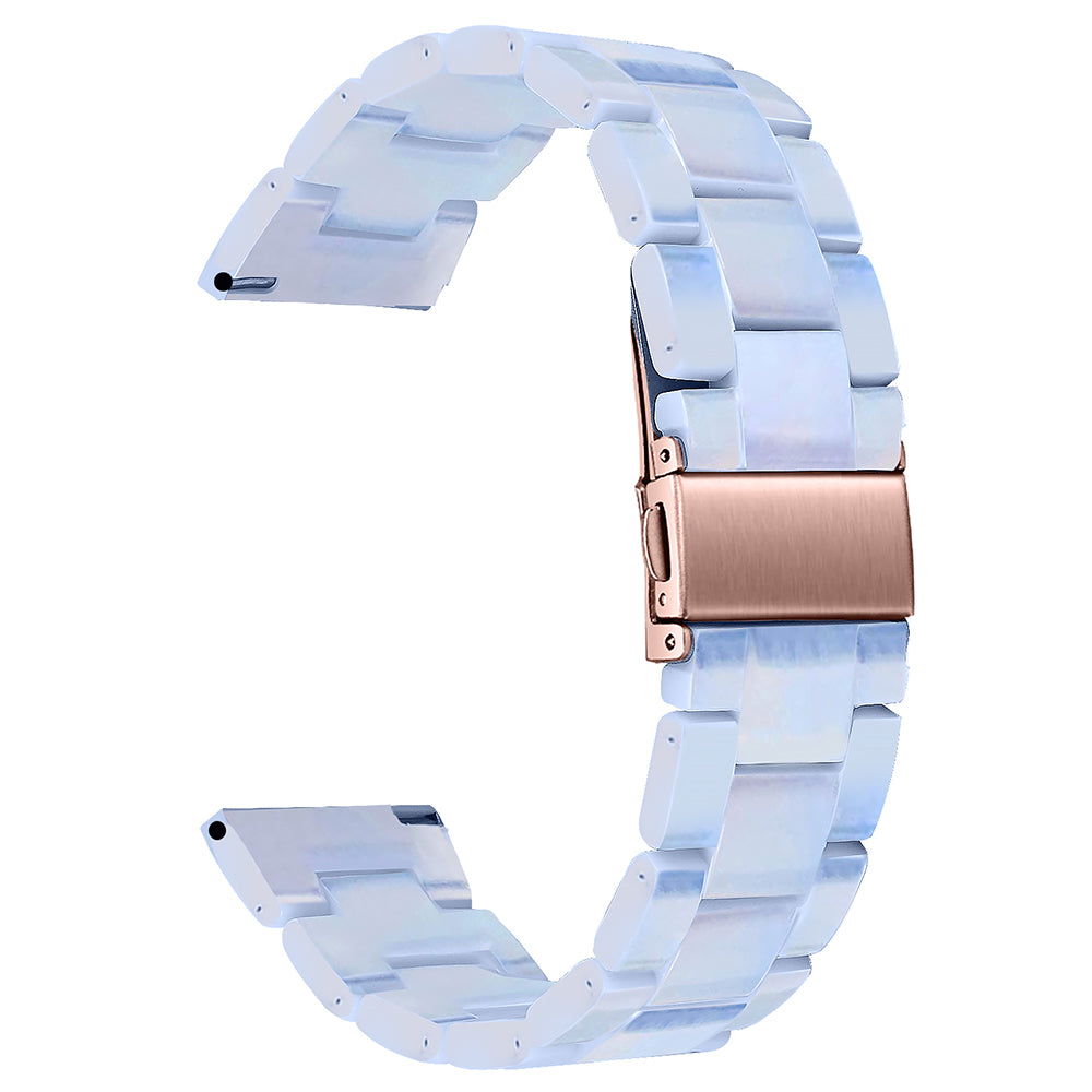For Donerton Resin Watch Band Waterproof Smart Watch Strap - Chocolate