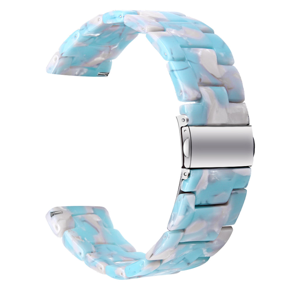 For Donerton Resin Watch Band Waterproof Smart Watch Strap - Chocolate