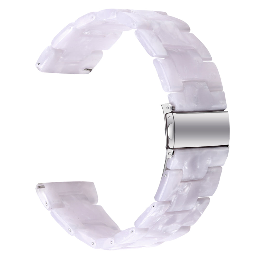 For FITVII Waterproof Watch Strap Replacement Resin Watch Band - Chocolate