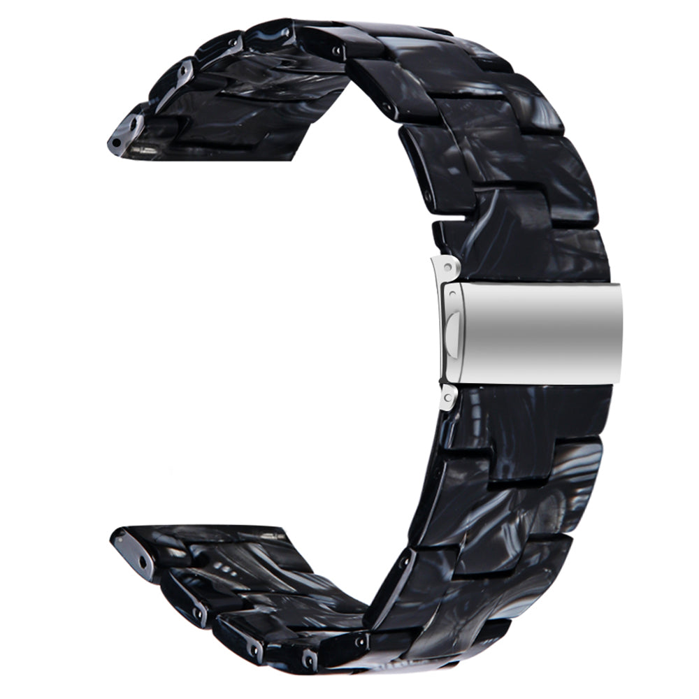 For FITVII Waterproof Watch Strap Replacement Resin Watch Band - Chocolate