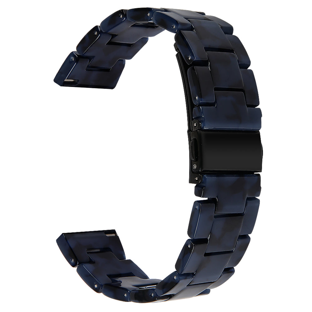 For FITVII Waterproof Watch Strap Replacement Resin Watch Band - Chocolate