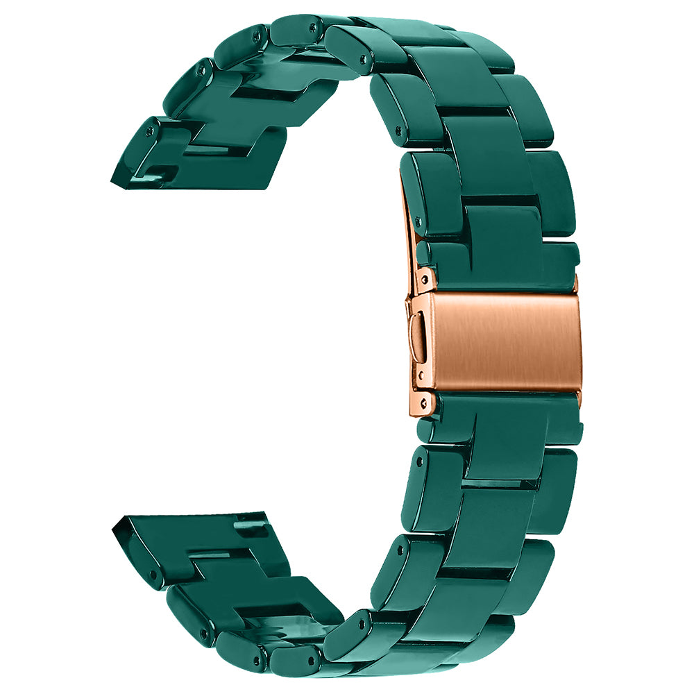 For FITVII Waterproof Watch Strap Replacement Resin Watch Band - Chocolate