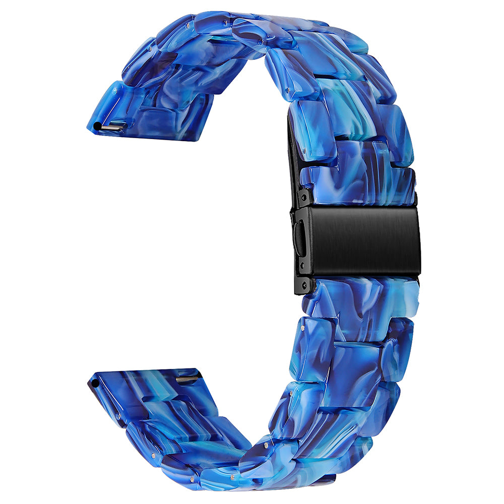 For FITVII Waterproof Watch Strap Replacement Resin Watch Band - Chocolate