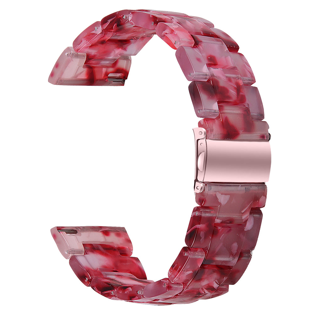For FITVII Waterproof Watch Strap Replacement Resin Watch Band - Chocolate